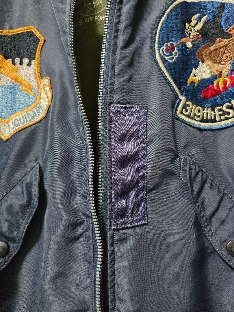 Buzz Rickson's L-2A Flight Jacket Embroidered Pat… - image 7