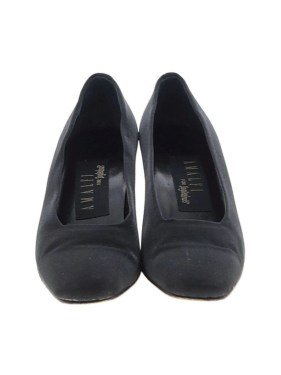 Amalfi Women Black Flats US 6.5 View 2