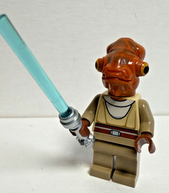 Lego Star Wars Nahdar Vebb Minifigure Figure 7754 sw0226 Jedi Mon Calamari