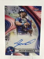 2024 Bowman's Best Best of 2024 On Card Autographs Arjun Nimmala Refractor J