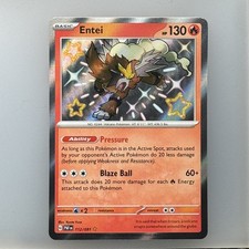 Entei 112/091 Pokemon SV: Paldean Fates Shiny Holo on eBay