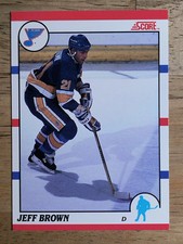 1990-91 Score Canadian #41 Jeff Brown