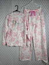 NWT XS LoveShackFancy VS Pink Sweatpants BLING SET Sweatshirt Everblooming White