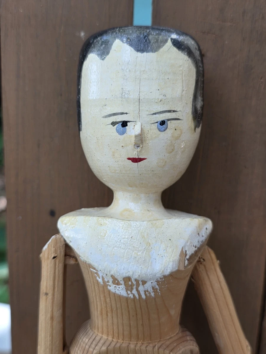 Antique Peg Doll Indiana Antique Wood Dolls for sale | eBay