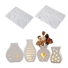 Multipurpose Silicone Vase Casting Tool With Concrete DIY Art Supplies