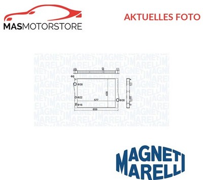 KÜHLER WASSERKÜHLER MOTORKÜHLER MAGNETI MARELLI 350213163500 I NEU