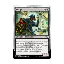 WOTC Mtg Unstable Sly Spy - D (U) (Foil) EX