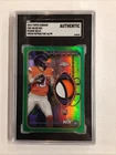 2024 Topps Chrome - Rookie Relics Bo Nix #CRR-BN (MEM RC) Green /99
