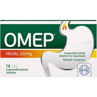 Omep Hexal 20 mg Magensaftresistente Tabletten 14St - PZN 6817788