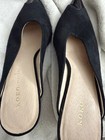 High fashion Designer black Suede Kitten Heels. European Size 36 — photo 3