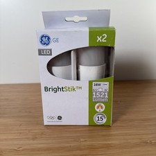 GENERAL ELECTRIC GE BRIGHTSTIK B22-BC 16W LED LIGHT BULB 1521 LUMEN 3000K 2 Pack