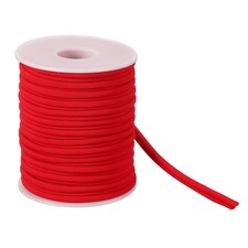 Nylon Elastic Cord, 1/4 Inch 21.87 Yard Stretchy Spandex Cord, Red