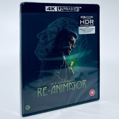 Re-Animator 4K Ultra HD 1985 Reanimator Blu-ray UHD Second Sight Standard
