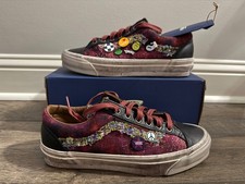 VANS LX OLD SKOOL 36 Souvenir Burgundy Shoes 8.5 10 VN000D9RBRG