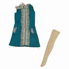 Vintage 1967 Barbie Francie Iced Blue Outfit #1274 Dress & 1 Stocking