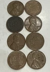 8 1917 - 1957 Wheat Pennies Collection