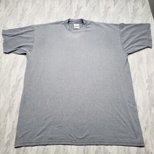 Vintage Pro Club Blank Shirt Mens 3XL Tall Gray Short Sleeve Tee Crew Neck