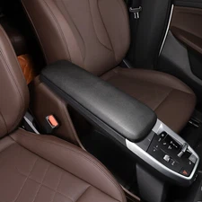 ABS & PU Leather Center Console Armrest Box Cover Pad Mat For BMW X1 2023-24