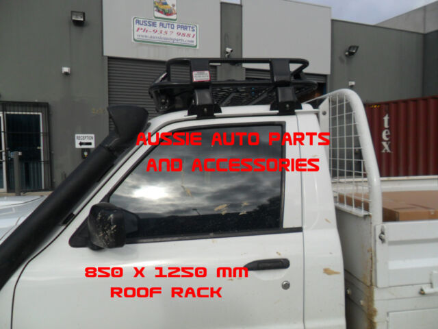 steel roof rack cage 850mm brackets for nissan patrol gq gu single cab ute racks