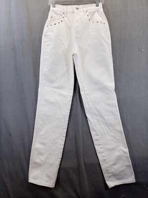 Roper jeans Women 9 / 10 White western Denim high-rise Rodeo  RP30788