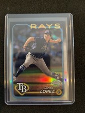Jacob Lopez Rays Rookie Refractor #225 2024 Topps Chrome