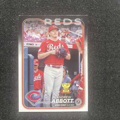Andrew Abbott RC 2024 Topps Update #US304 Rookie Debut Reds