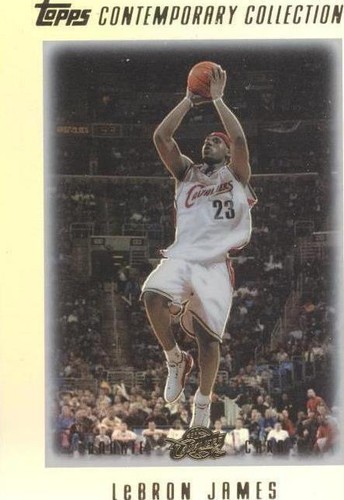 Lebron James Rookie Topps Contemporary Collection Red /225 BGS 9