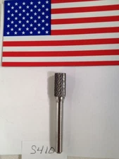 1 NEW FALCON / SGS 1/4" SHANK CARBIDE BURR. SB-3. DOUBLE CUT. END CUT (S410)