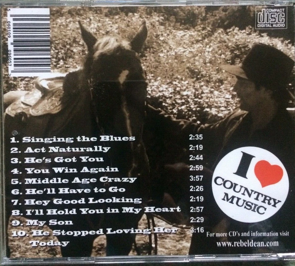 REBEL DEAN - "FOREVER COUNTRY"- 10 TRACK C.D ALBUM (2011) — 第 2/4 张图片