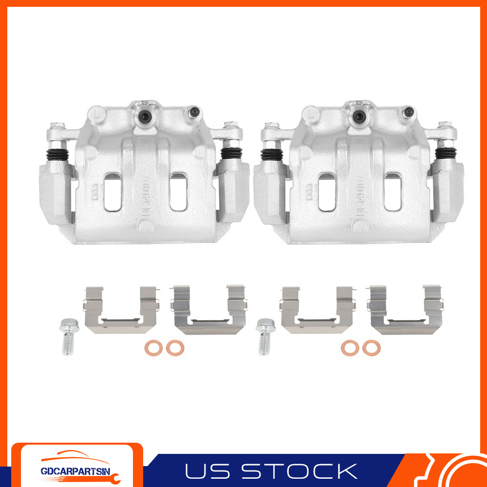 2007-2009 Pontiac Torrent Front Brake Calipers Pair with Brackets Left Right
