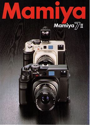 (((FRENCH LANGUAGE))) MAMIYA II CATALOG/BROCHURE (ORIGINAL PRINT JAPAN) 