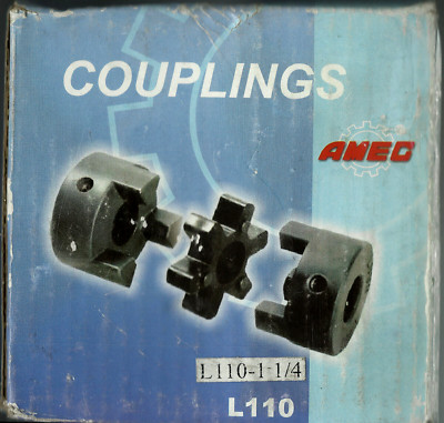 L110 - 1-1/4 Jaw Coupling Hub Keyway=1/4''w 1/8''d Bore=1 1/4'' ReplaceLovejoy AMEC