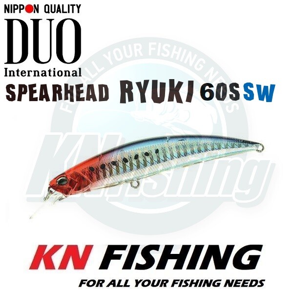 Duo Spearhead Ryuki 60S Leurre Naufrage, 6.5g, Rattle, Pour Bass, Neuf