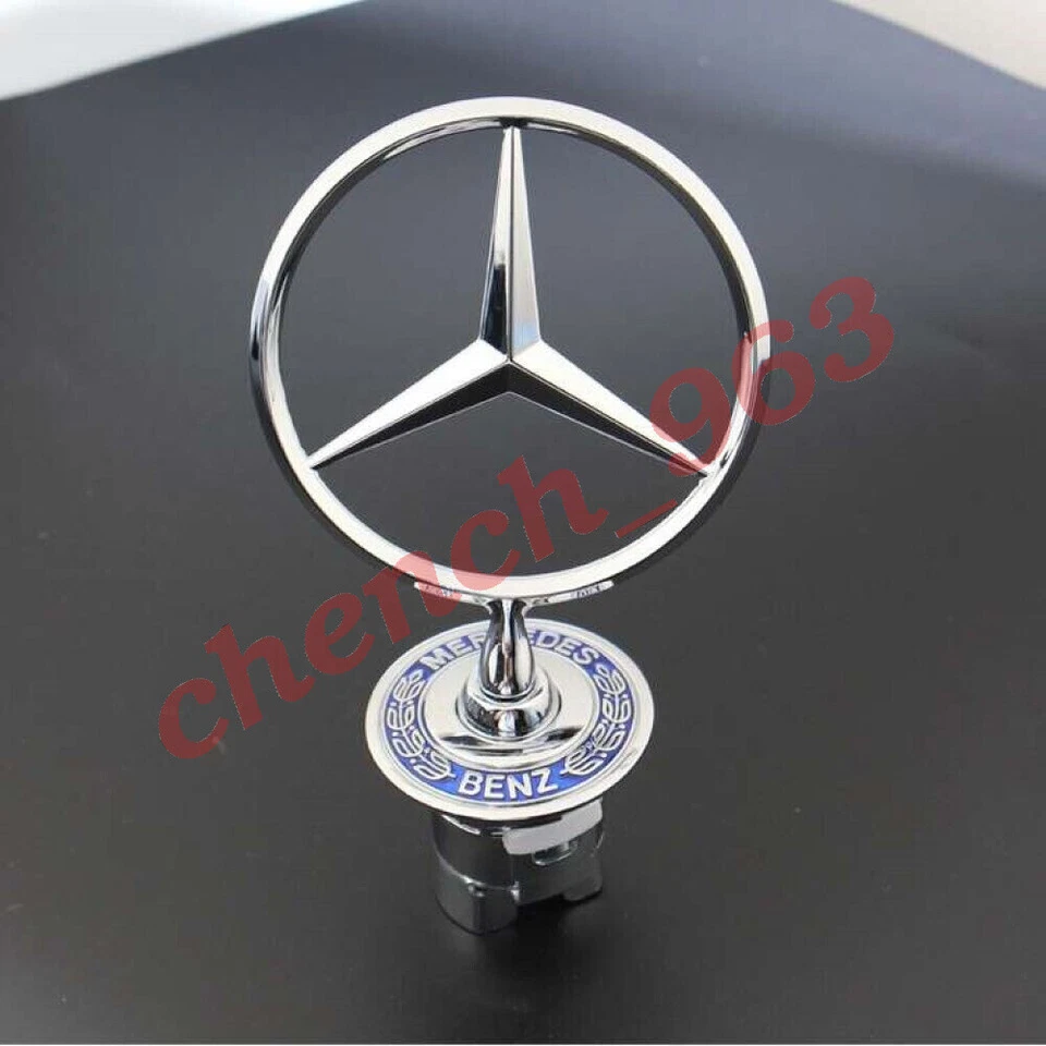 1x Para Mercedes-Benz Novo GENUÍNO Capô Emblema Estrela C160 C180 C200 C220 C230 C230 - Imagem 3 de 4