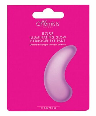 NEU SkinChemists Rose Illuminating Glow Hydrogel Augenpads tierversuchsfrei