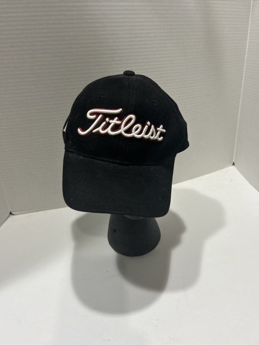 Titleist Pro V1 Mesh Fitted Hat Men's Adjustable Black Golf