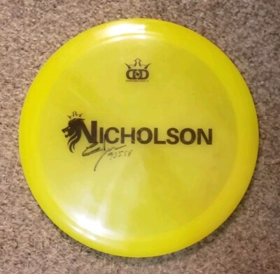 Dynamic Discs Evader Lucid Nicholson Fairway Driver 173g Yellow Disc Golf 9/10
