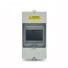 4 Way IP65 Waterproof Electrical Distribution Enclosure Outdoor Switch Box 1504