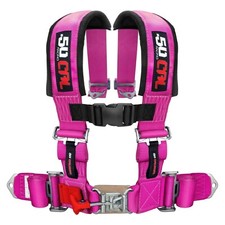 4 Point Harness 2 Wide Youth Fit Polaris Rzr 570 900 Turbo S Pro R Xp 1000 Pink