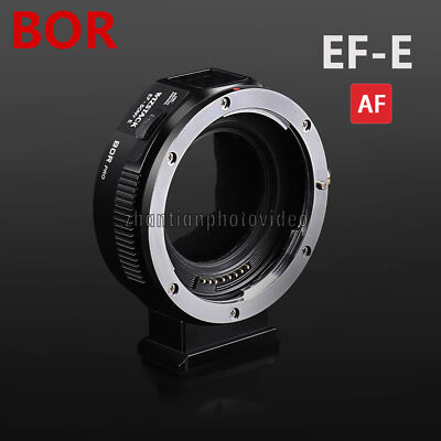 BOR WIZSTACK EF-E Lens Adapter for Canon EF/EF-S Lens to Sony E mount A7S a7III