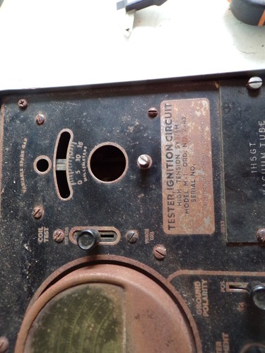 Tester Ignition Circuit Model M-1 2-43 Allen Militaria WWII Indochine 9922 - Photo 6/7