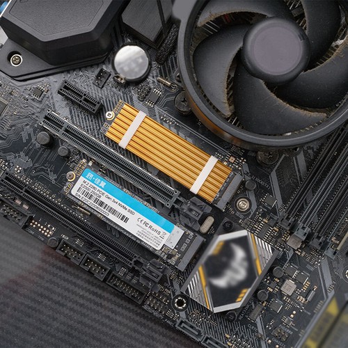 Aluminum Cooling HeatSink Heat Dissipation Radiator for M.2 NGFF SATA PCI-E IAZM - Photo 9/12