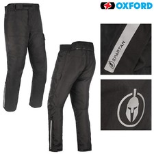 Oxford Spartan Waterproof Motorbike Motorcycle Touring Trousers Pants Black