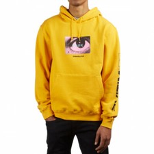 PRIMITIVE Men's STARE Pullover Hoodie - Yellow - Small - NWT