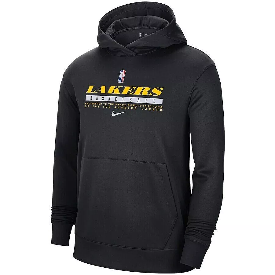 Los Angeles Lakers Nike Spotlight On Court Practice Pullover Hoodie  Men's NBA