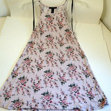 Forever 21 Spaghetti Strap Pretty Floral Dress Wide Bottom Size Small