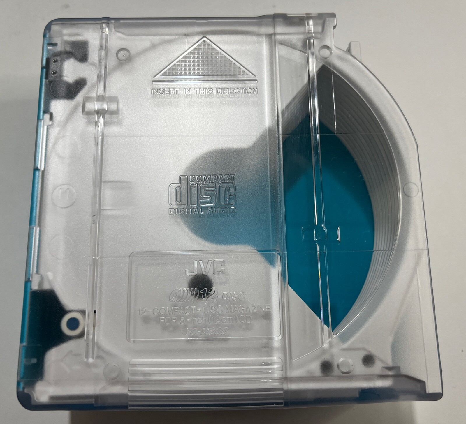 JVC In Car 12 Disc CD Changer Model CHX1500 With Cartridge (Untested) eBay