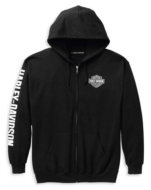HARLEY DAVIDSON / パーカー/XL/コットン/BLK/無地 HARLEY-DAVIDSON® MENS WOUNDED WARRIOR ZIP UP HOODIE BLACK XL | eBay