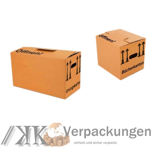 20 neue Standart UMZUGSKARTONS + 5 Bücherkartons SPARPAKET