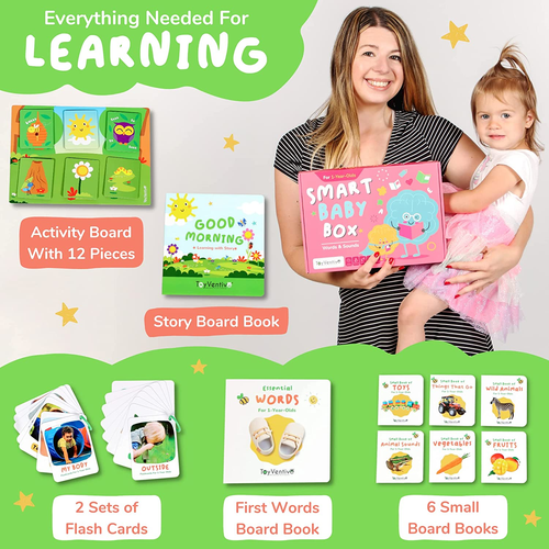 Smart Baby Box for Girl Boy - Educational Developmental Learning Toys for 1 + Ye - Picture 3 of 7